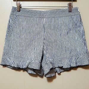 Trina Turk White Wash/Indigo Shorts